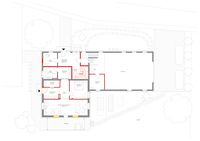 Umbau Scheune zu Wohnhaus in Erdmannhausen - Grundriss Erdgeschoss